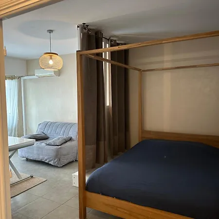 Grand Studio Avec Coin Nuit Et Parking Saint-Laurent-du-Var Exterior photo